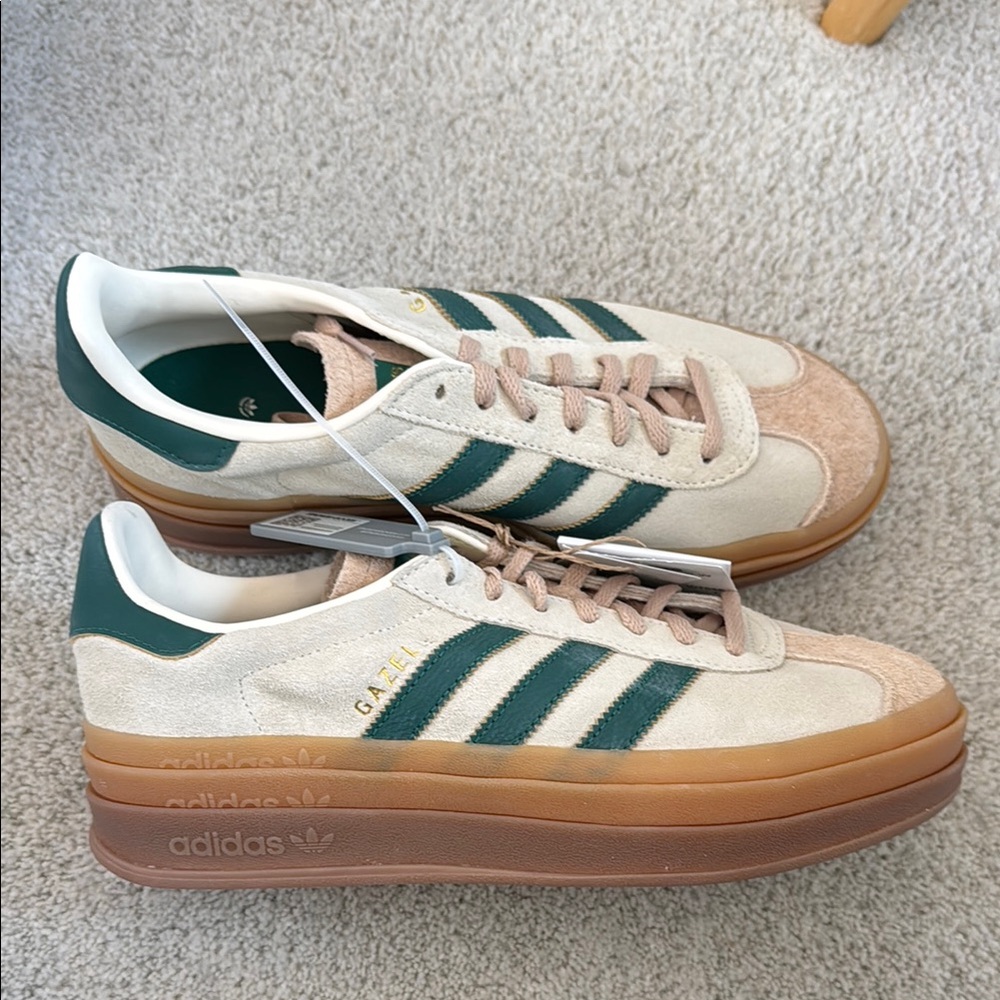Adidas Gazelle Bold Green & Cream